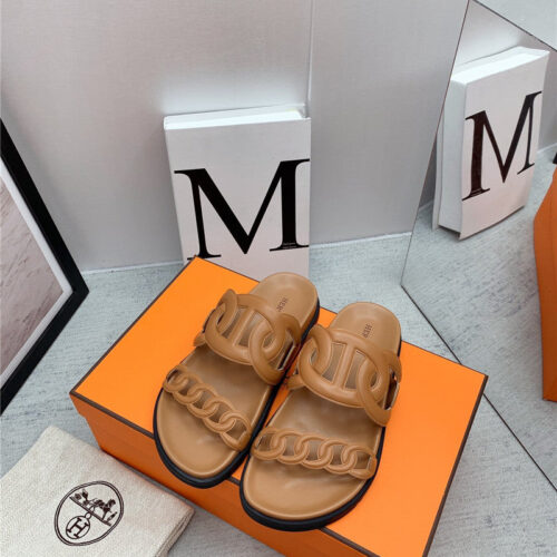 High Quality Luxury Hermes Flat Sandals – Style 29795 alternate view