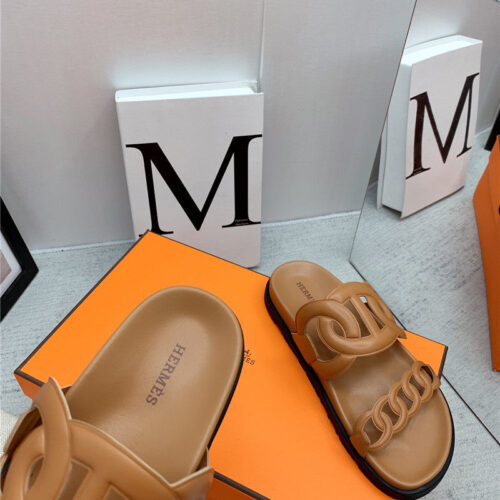 High Quality Luxury Hermes Flat Sandals – Style 29795 product detail