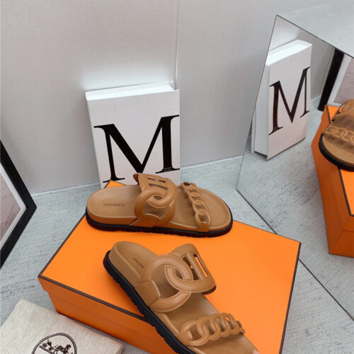 High Quality Luxury Hermes Flat Sandals – Style 29795 product detail