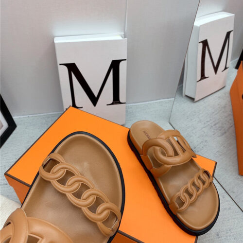 High Quality Luxury Hermes Flat Sandals – Style 29795 product detail