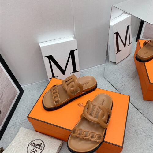High Quality Luxury Hermes Flat Sandals – Style 29795 product detail