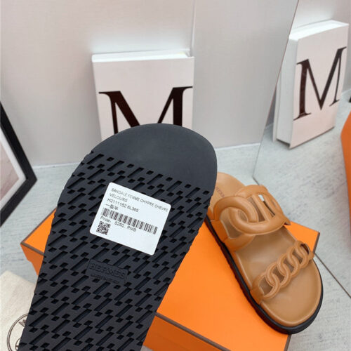 High Quality Luxury Hermes Flat Sandals – Style 29795 product detail