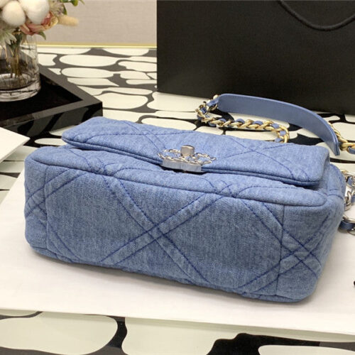 High Quality Luxury Chanel Denim 19 Bag – Style 47541 product detail