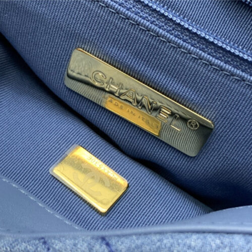 High Quality Luxury Chanel Denim 19 Bag – Style 47541 product detail