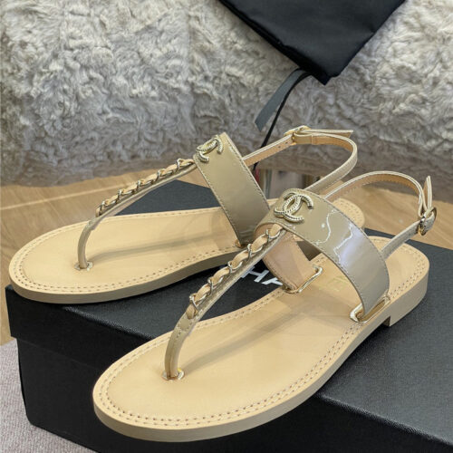 High Quality Luxury Chanel Flip Flops – Style 78758 product detail