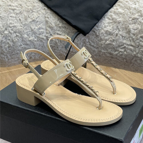 High Quality Luxury Chanel Flip Flops – Style 78758