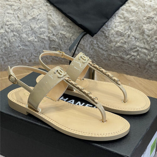 High Quality Luxury Chanel Flip Flops – Style 78758 alternate view