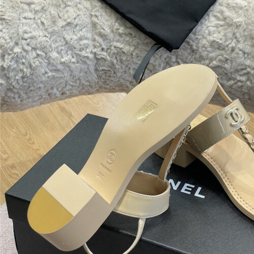 High Quality Luxury Chanel Flip Flops – Style 78758 product detail