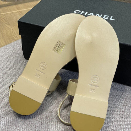High Quality Luxury Chanel Flip Flops – Style 78758 product detail