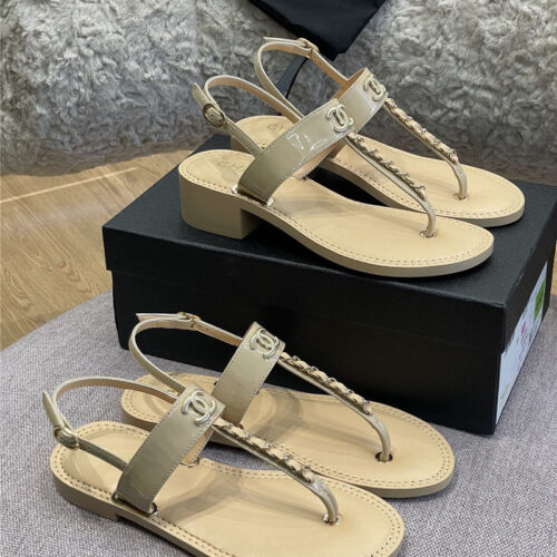 High Quality Luxury Chanel Flip Flops – Style 78758 product detail