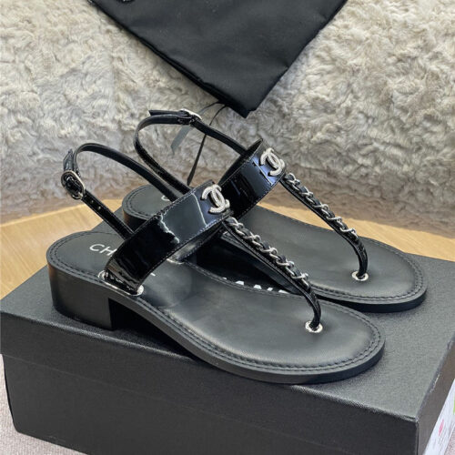 High Quality Luxury Chanel Flip Flops – Style 16614 product detail