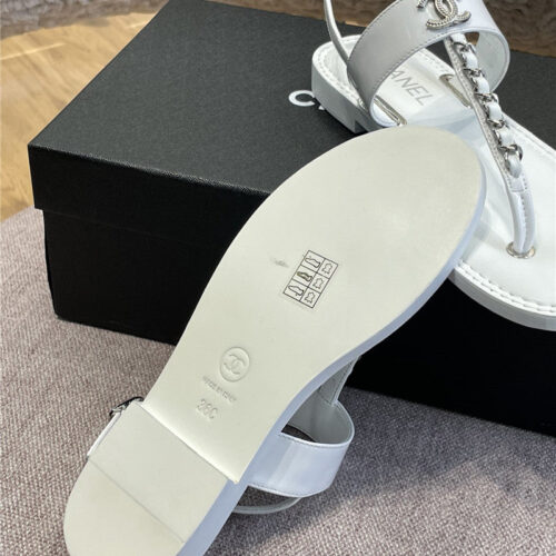 High Quality Luxury Chanel Flip Flops – Style 52774 product detail