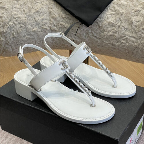 High Quality Luxury Chanel Flip Flops – Style 52774 alternate view