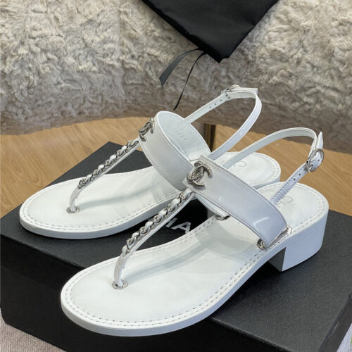 High Quality Luxury Chanel Flip Flops – Style 52774 product detail