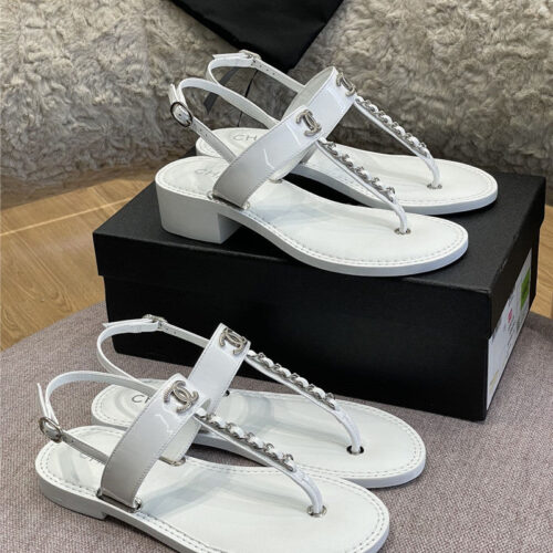 High Quality Luxury Chanel Flip Flops – Style 52774 product detail