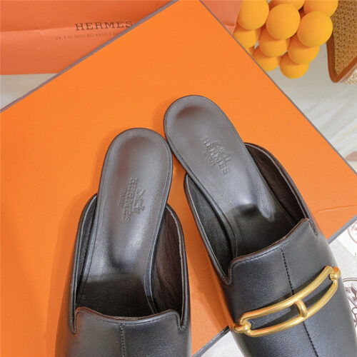 High Quality Luxury Hermes Flat Slippers – Style 80067 product detail