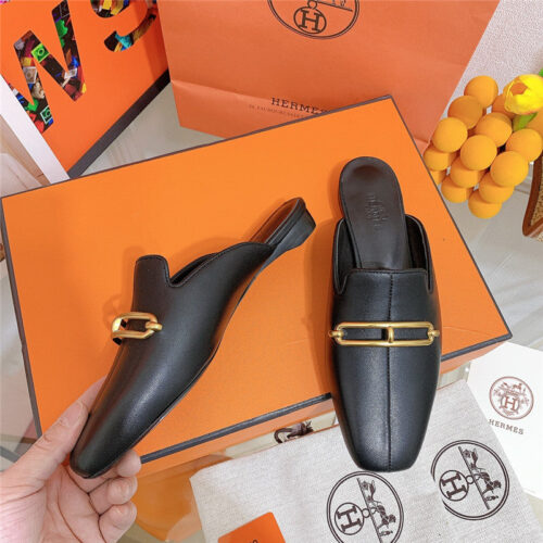 High Quality Luxury Hermes Flat Slippers – Style 80067 product detail