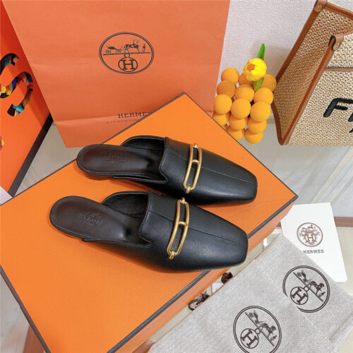High Quality Luxury Hermes Flat Slippers – Style 80067 product detail