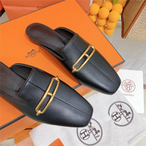 High Quality Luxury Hermes Flat Slippers – Style 80067 product detail
