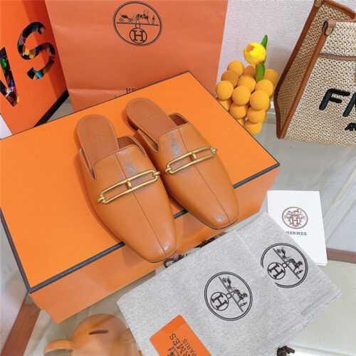 High Quality Luxury Hermes Flat Slippers – Style 12835 product detail