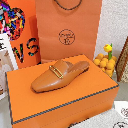 High Quality Luxury Hermes Flat Slippers – Style 12835 product detail