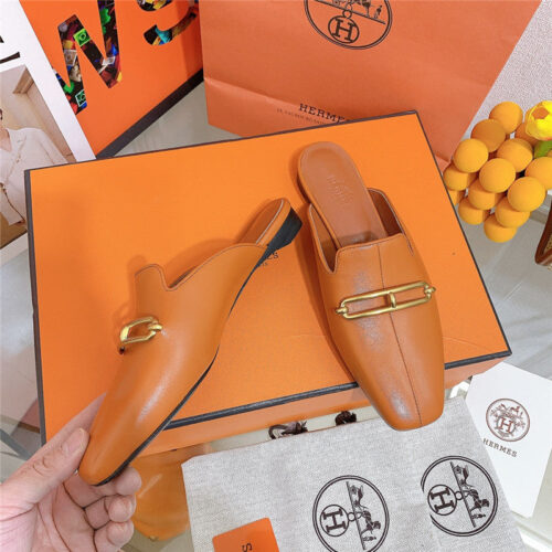 High Quality Luxury Hermes Flat Slippers – Style 12835 product detail