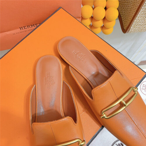 High Quality Luxury Hermes Flat Slippers – Style 12835 product detail