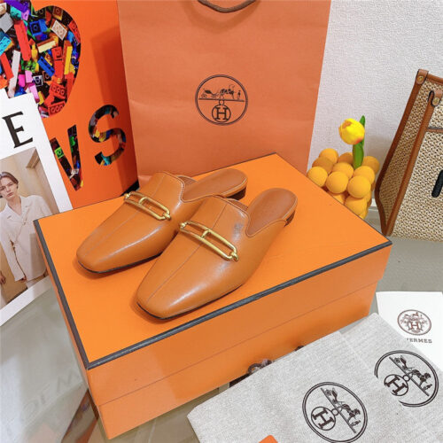 High Quality Luxury Hermes Flat Slippers – Style 12835 product detail