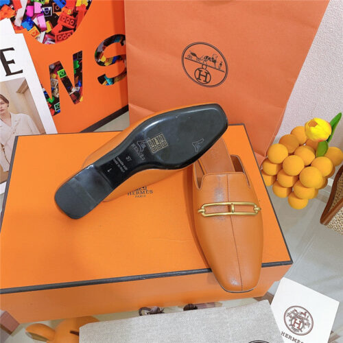 High Quality Luxury Hermes Flat Slippers – Style 12835 product detail