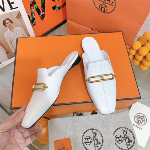 High Quality Luxury Hermes Flat Slippers – Style 78371 product detail