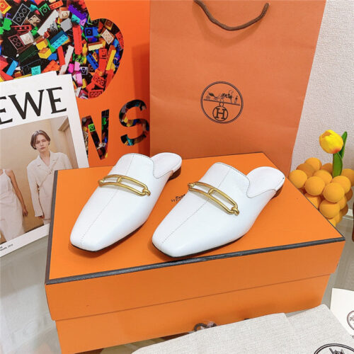 High Quality Luxury Hermes Flat Slippers – Style 78371 product detail