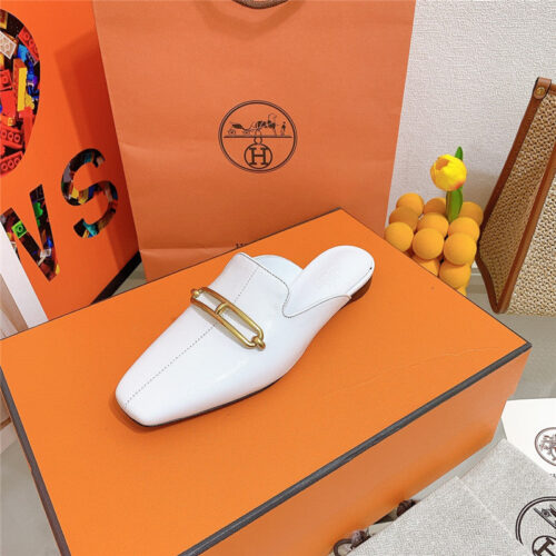 High Quality Luxury Hermes Flat Slippers – Style 78371 product detail