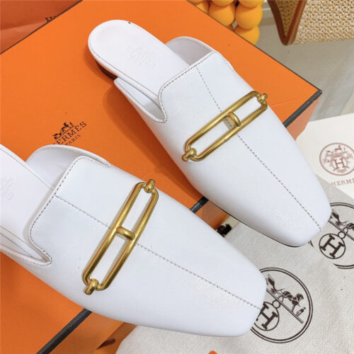 High Quality Luxury Hermes Flat Slippers – Style 78371 product detail