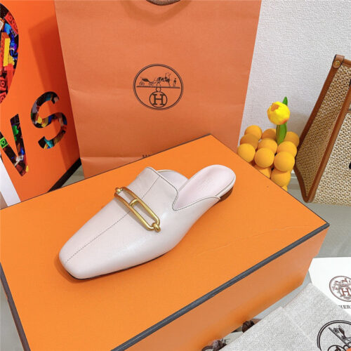 High Quality Luxury Hermes Flat Slippers – Style 11139 product detail