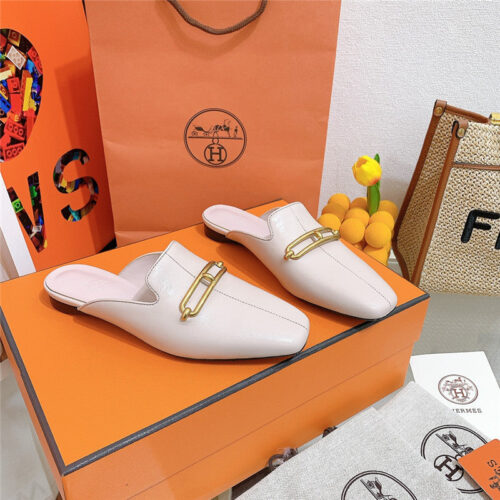 High Quality Luxury Hermes Flat Slippers – Style 11139 product detail