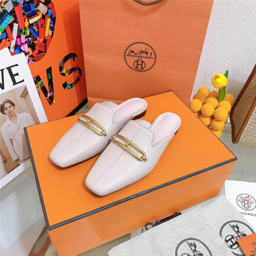 High Quality Luxury Hermes Flat Slippers – Style 11139 product detail