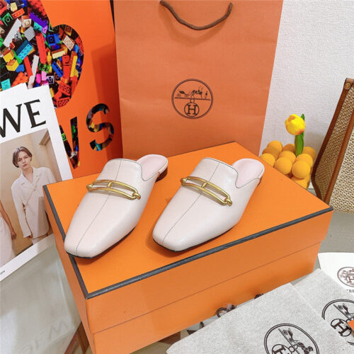 High Quality Luxury Hermes Flat Slippers – Style 11139 product detail