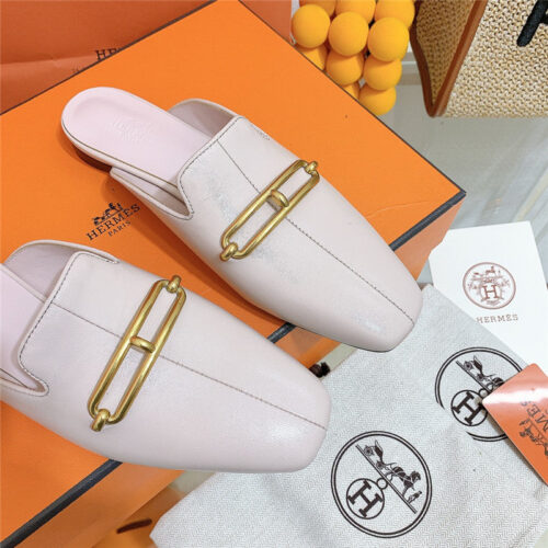 High Quality Luxury Hermes Flat Slippers – Style 11139 product detail