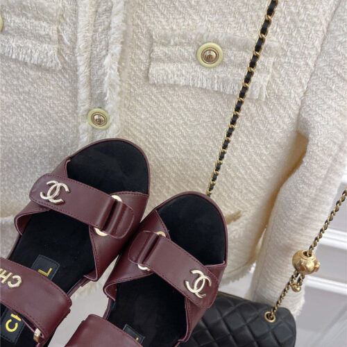 High Quality Luxury Chanel Platform Wedge Sandals – Style 23046 product detail