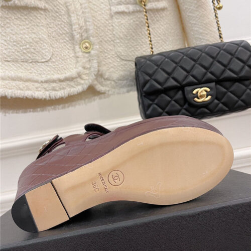 High Quality Luxury Chanel Platform Wedge Sandals – Style 23046 product detail
