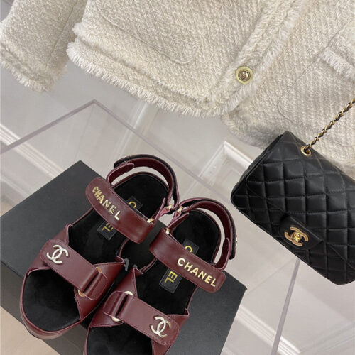 High Quality Luxury Chanel Platform Wedge Sandals – Style 23046 product detail