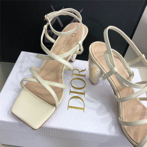 High Quality Luxury Dior Rhodes High Heel Sandals – Style 24550 product detail