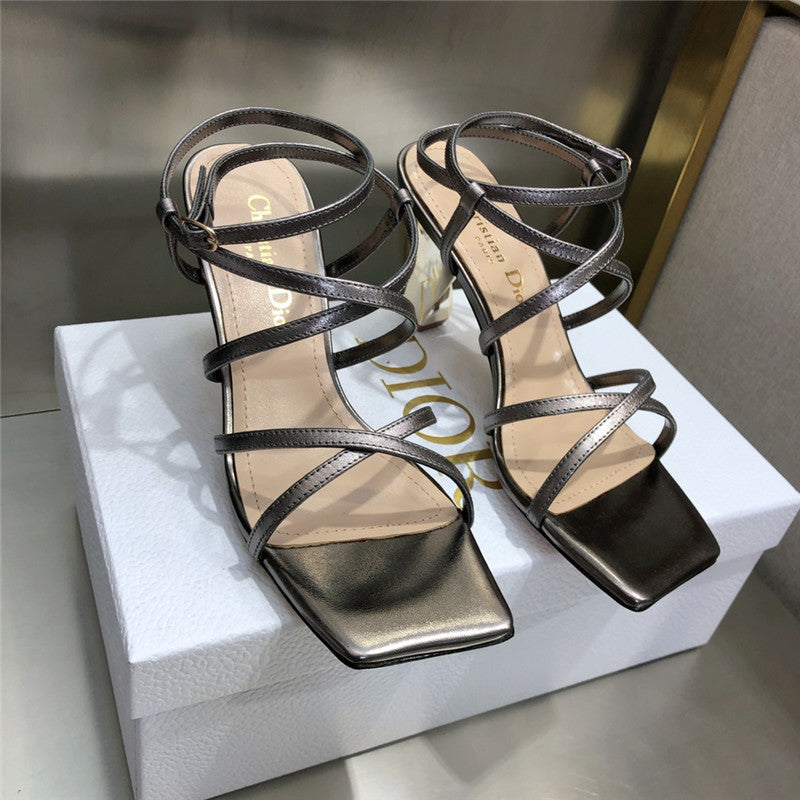 High Quality Luxury Dior Rhodes High Heel Sandals – Style 14374 product detail