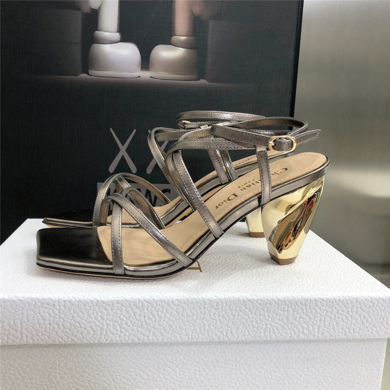 High Quality Luxury Dior Rhodes High Heel Sandals – Style 14374 product detail