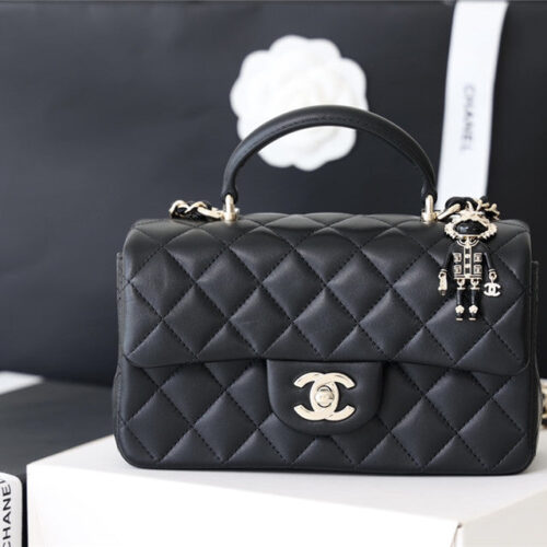 High Quality Luxury Chanel CF Mini Handle Flap Bag