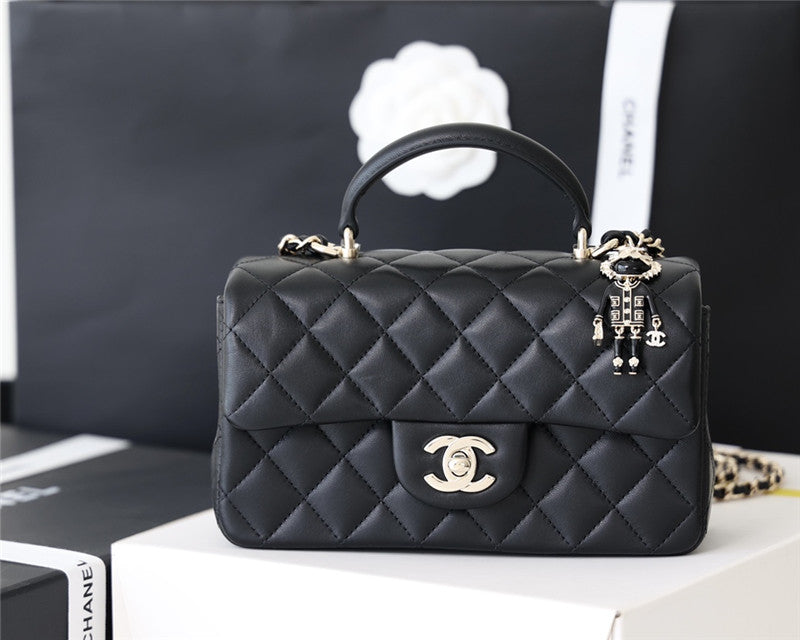 High Quality Luxury Chanel CF Mini Handle Flap Bag