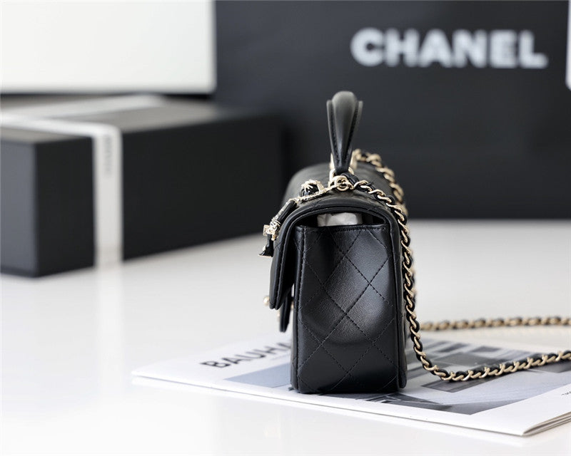 High Quality Luxury Chanel CF Mini Handle Flap Bag product detail