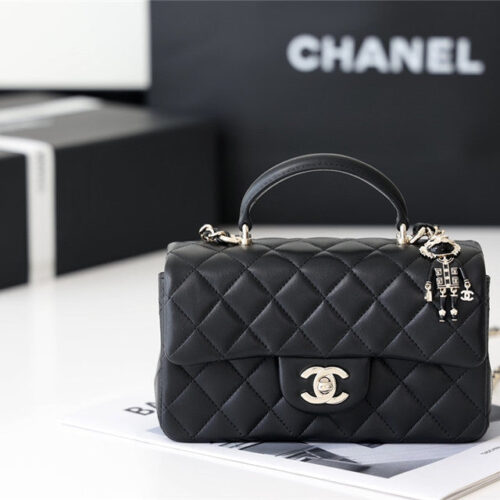 High Quality Luxury Chanel CF Mini Handle Flap Bag product detail
