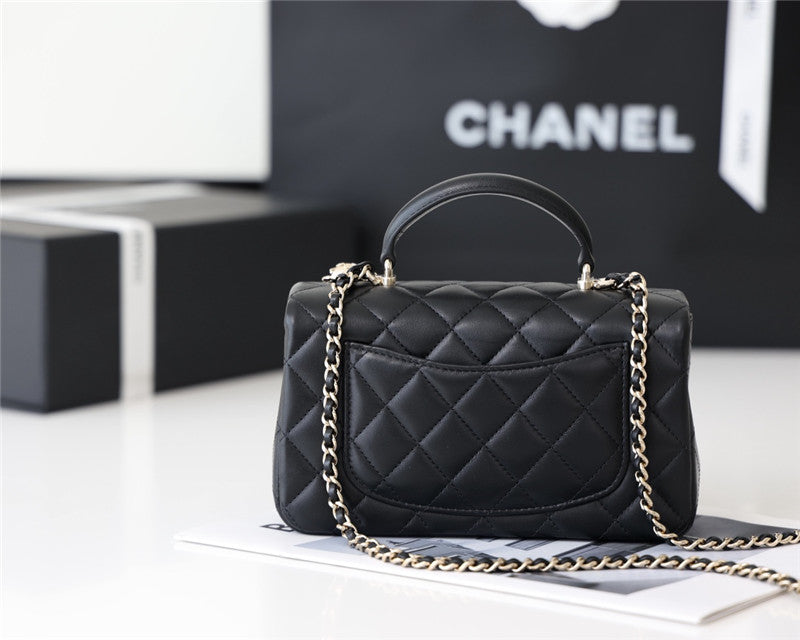 High Quality Luxury Chanel CF Mini Handle Flap Bag product detail