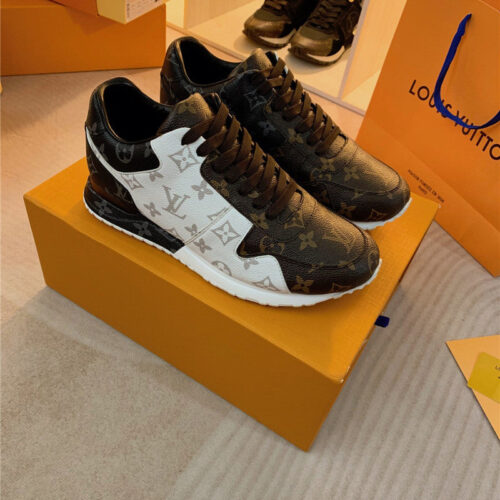 High Quality Luxury Louis Vuitton Run Away Sneakers – Style 17603